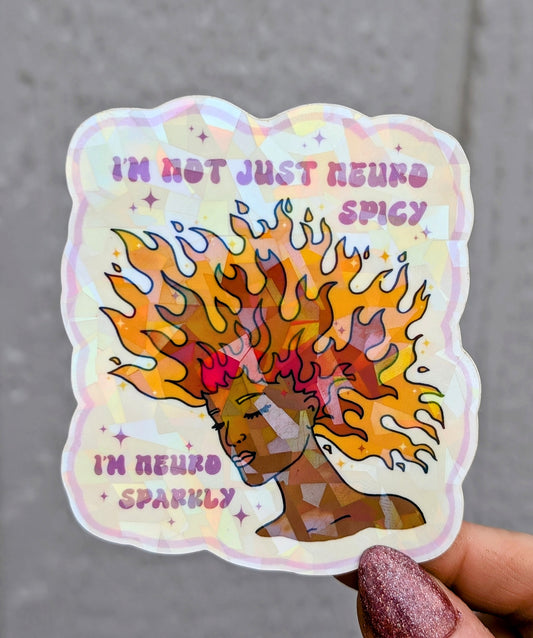 Feminist Neurodivergent Vinyl Sticker