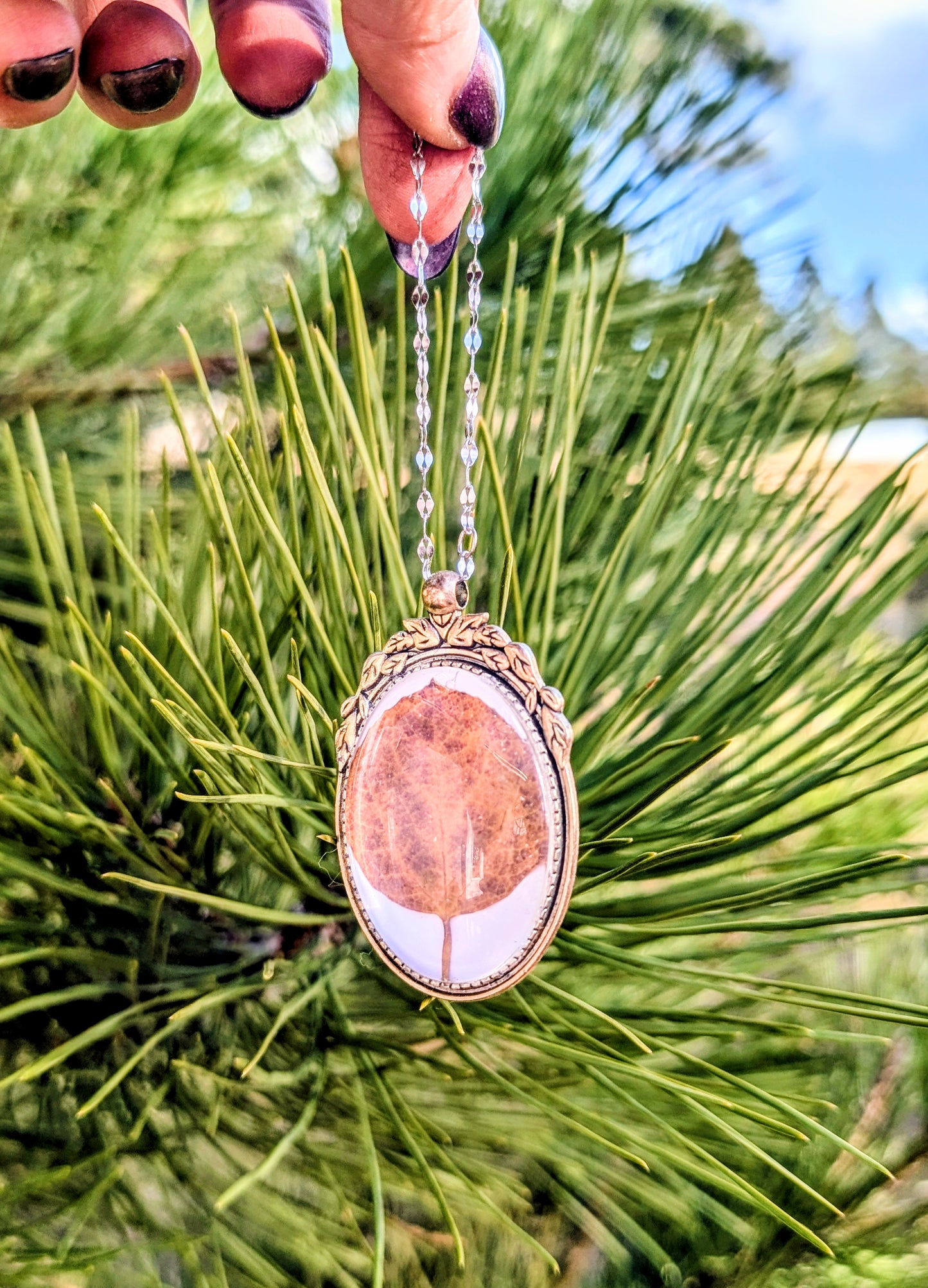 Aspen Leaf Ornaments