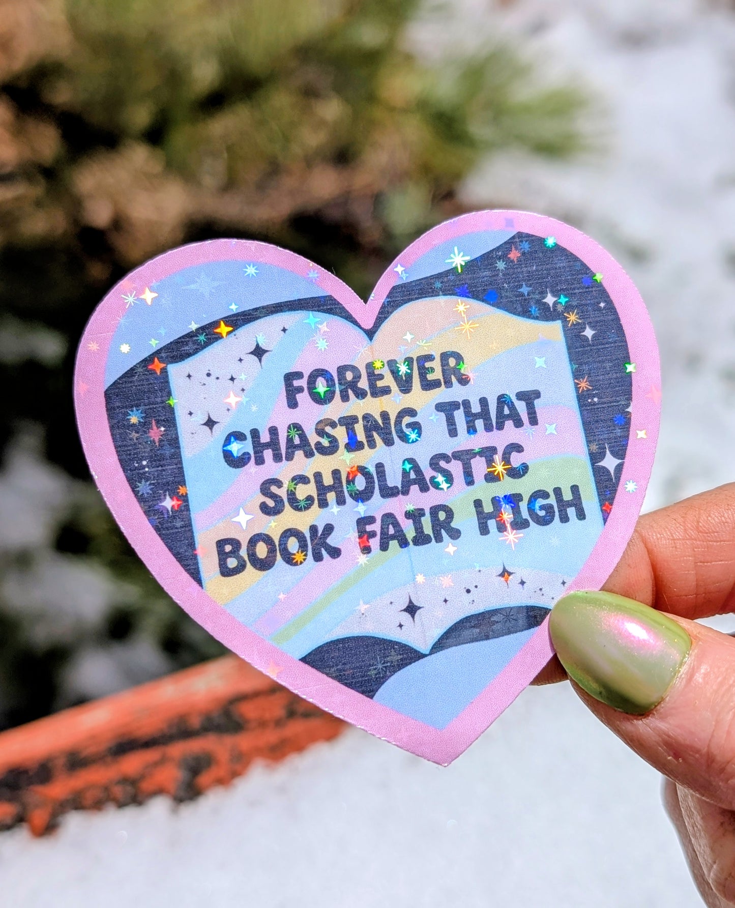 Book Fair Feminist Vinyl Sticker 2