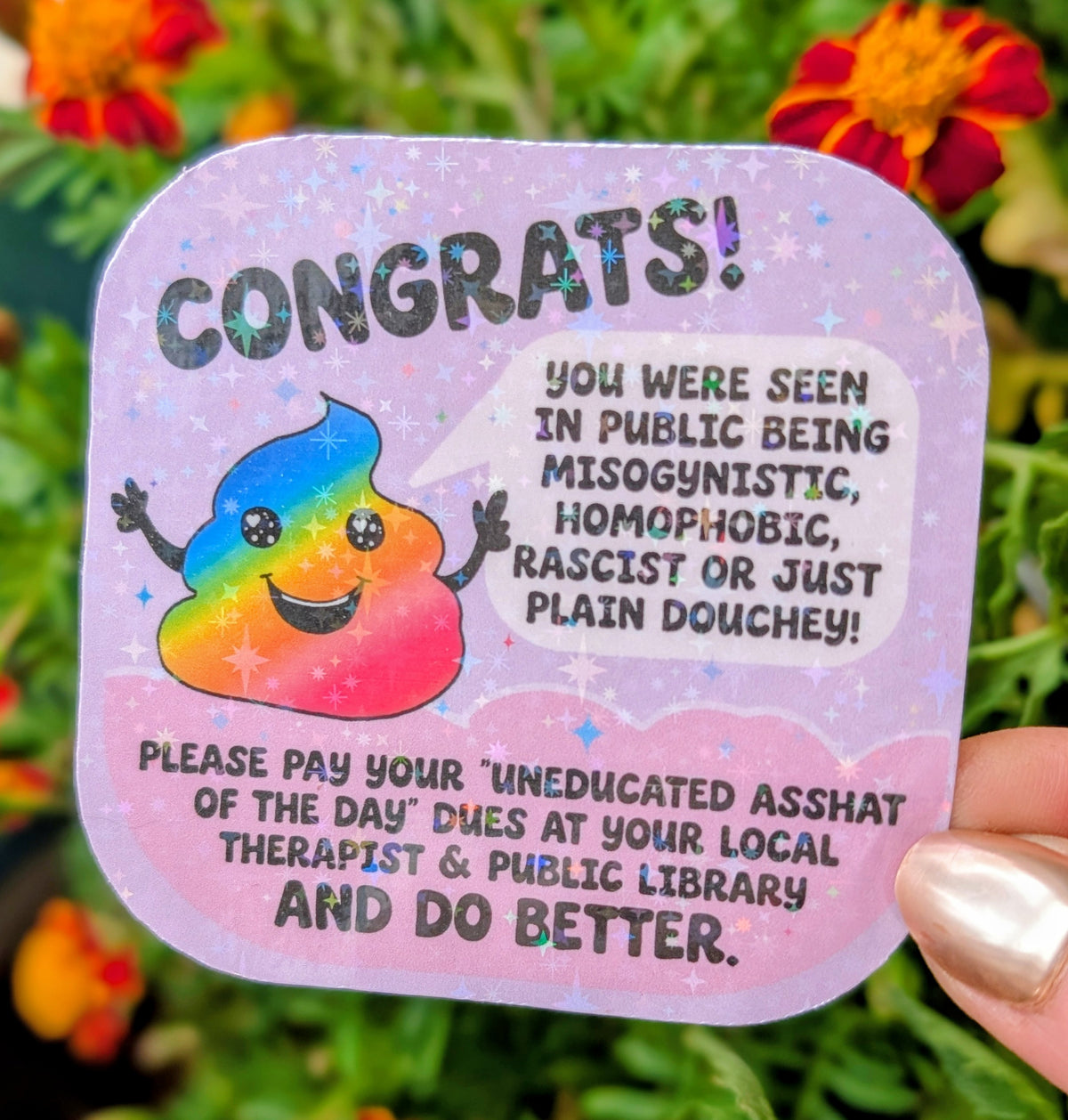 Inspirational Progressive Vinyl Sticker, Smash the Patriarchy