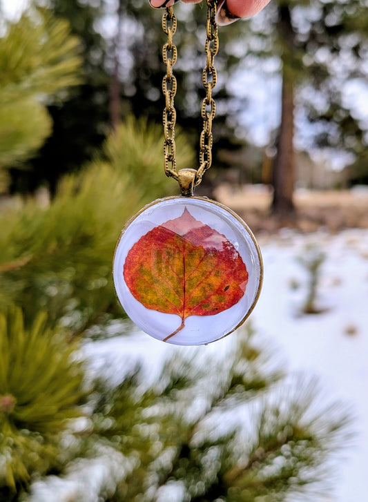 Aspen Leaf Ornaments