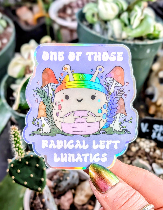 Activist Garden Slug Sticker