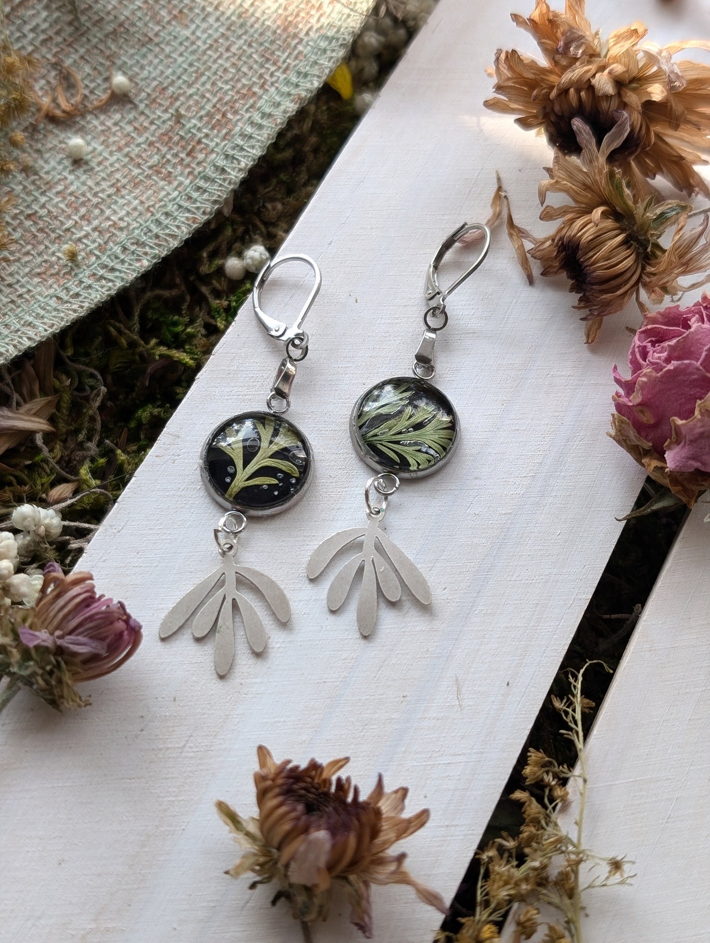 Colorado Wild Sage Wildflower Earrings