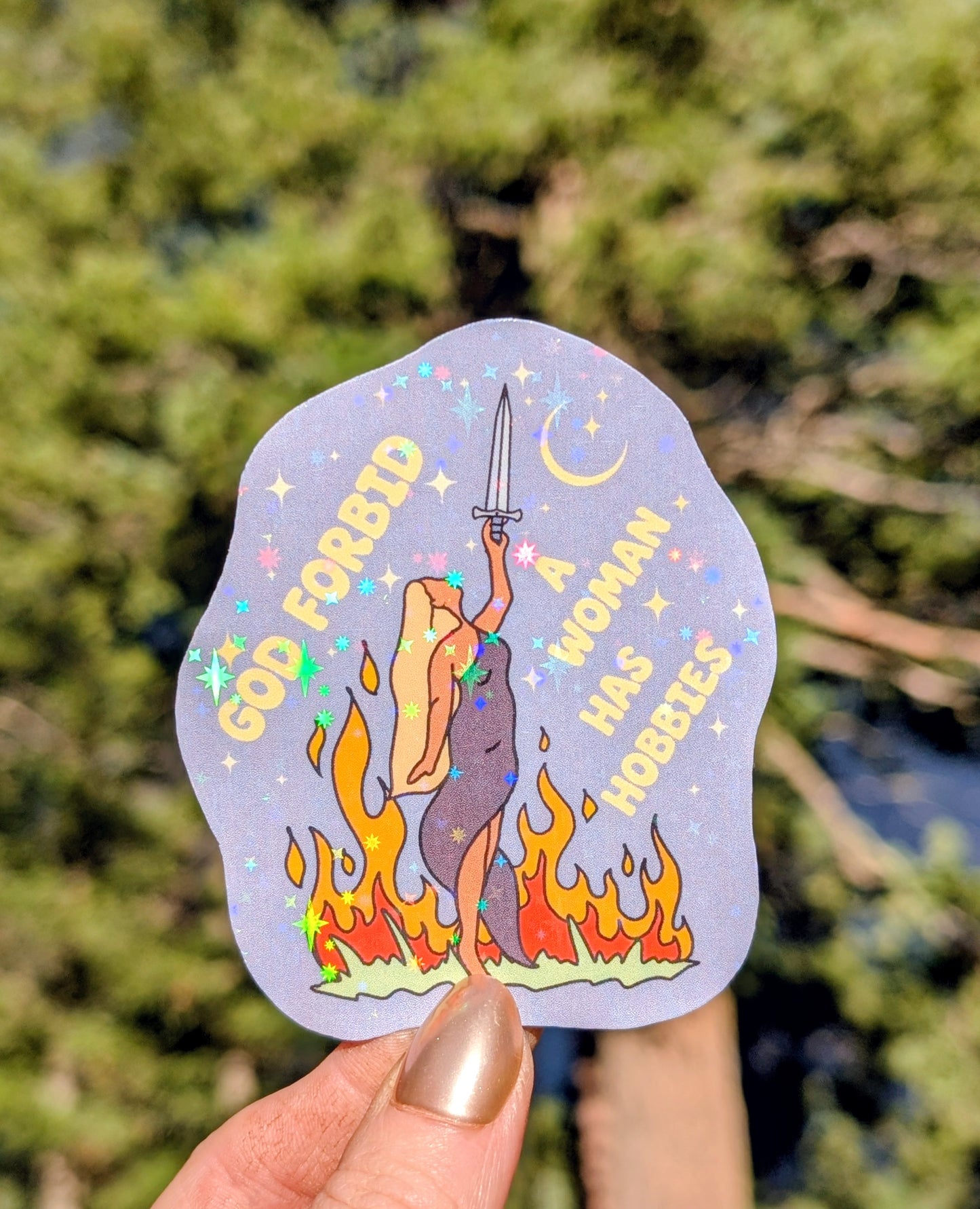 Witchy Woman Inspirational Feminist Vinyl Sticker