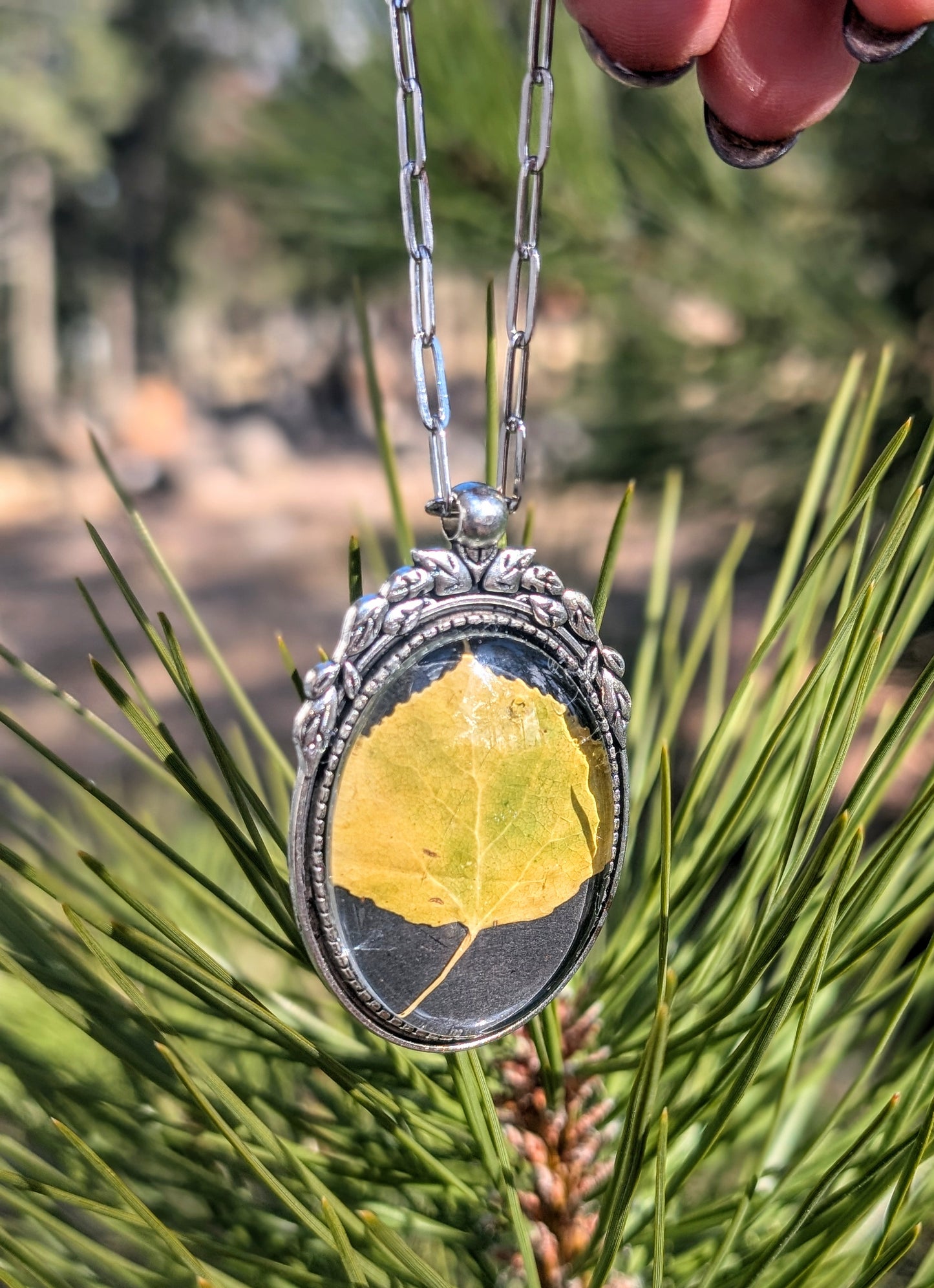 Aspen Leaf Ornaments