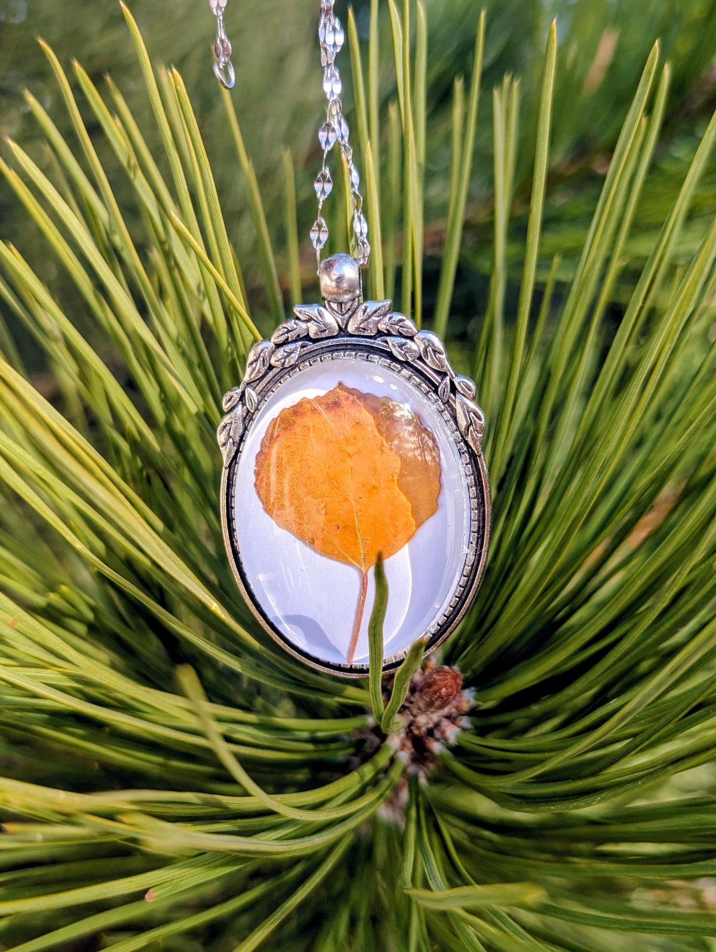 Aspen Leaf Ornaments