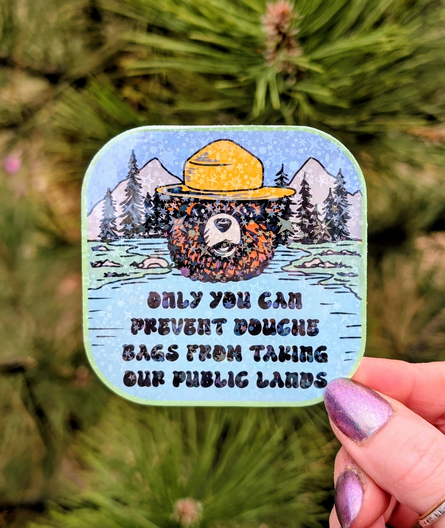 Conservation Earth Friendly Inspirational Feminist Vinyl Sticker