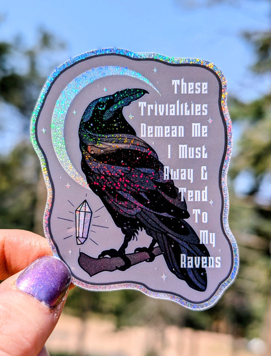 Gothic Witch Inspirational Feminist Vinyl Sticker