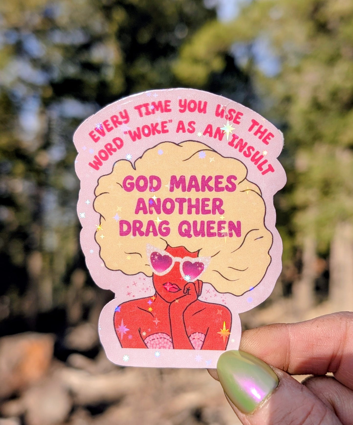 Drag Queen Vinyl Sticker