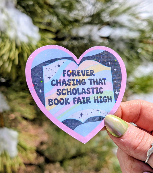 Book Fair Feminist Vinyl Sticker 2