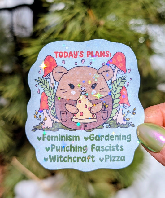 Smash the Patriarchy Inspirational Feminist Vinyl Sticker