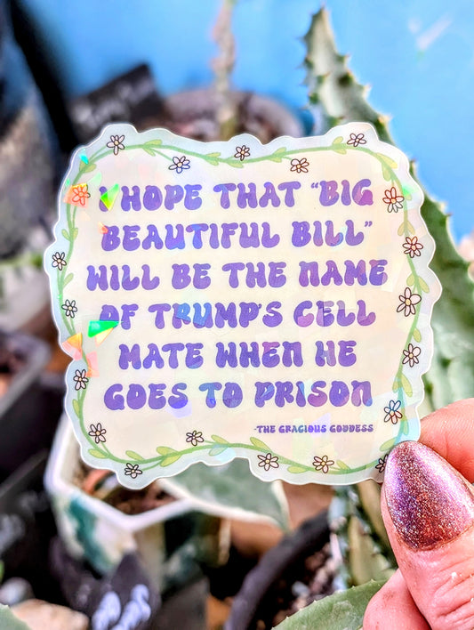 8647 Feminist Vinyl Sticker