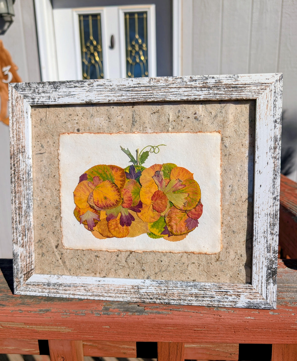 Colorado Wildflower Window Autumn Pumpkin Aspen Statement Piece