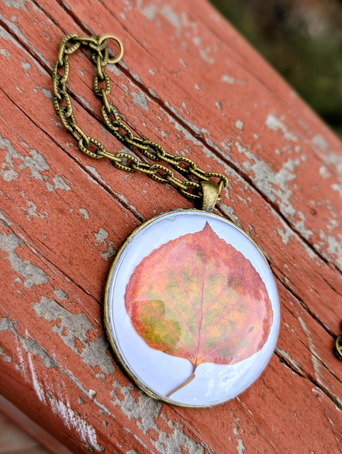 Aspen Leaf Ornaments