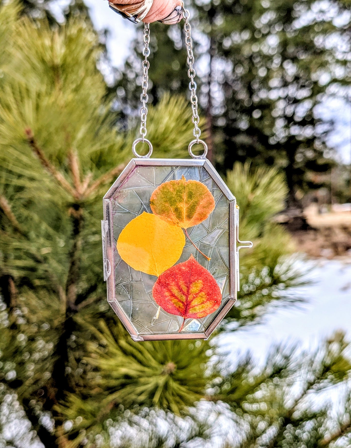 Aspen Leaf Ornaments