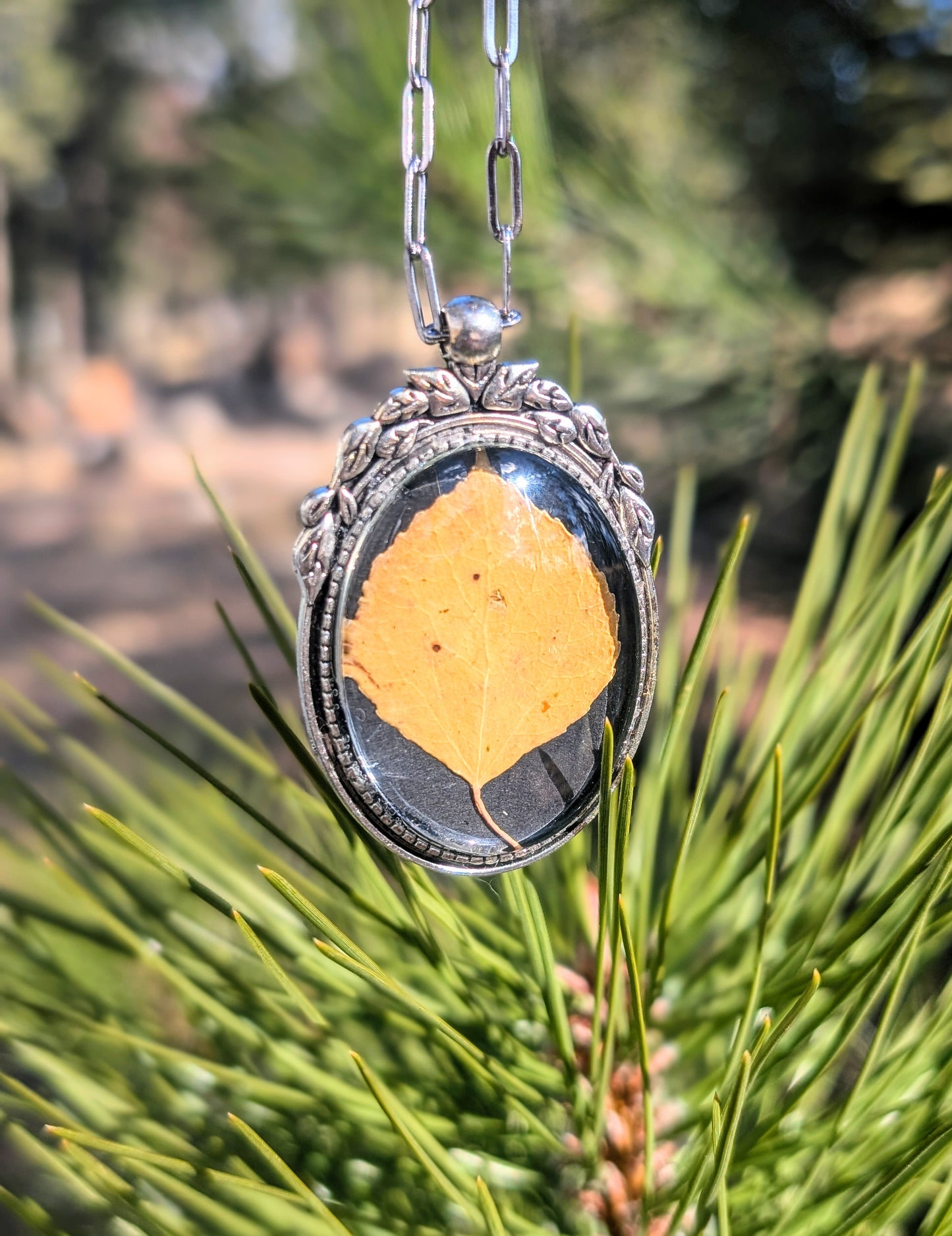 Aspen Leaf Ornaments