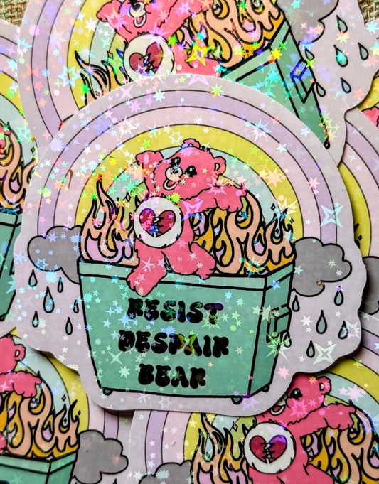 Anti-fascist Feminist Vinyl Sticker