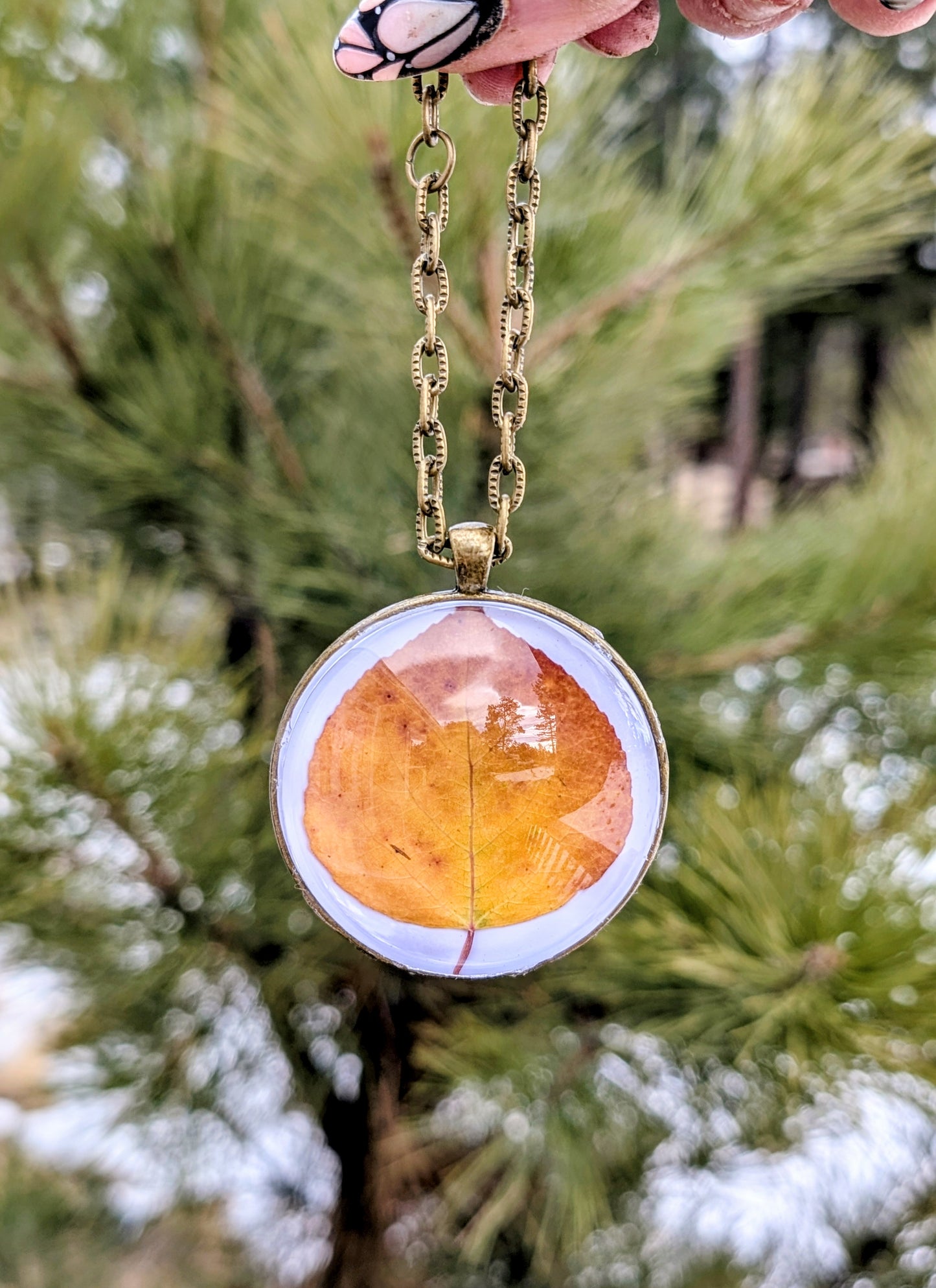 Aspen Leaf Ornaments