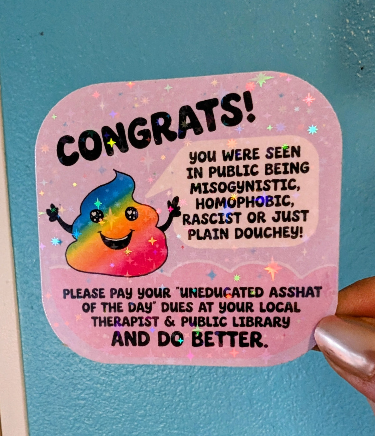 Inspirational Progressive Vinyl Sticker, Smash the Patriarchy