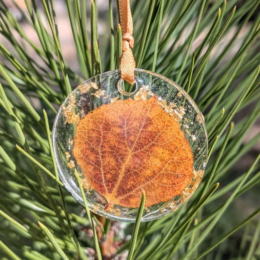 Aspen Leaf Ornaments