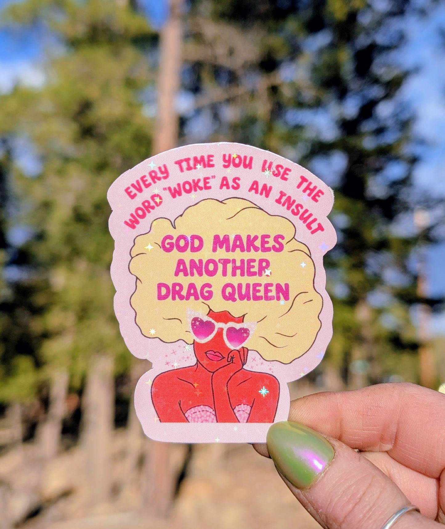 Drag Queen Vinyl Sticker