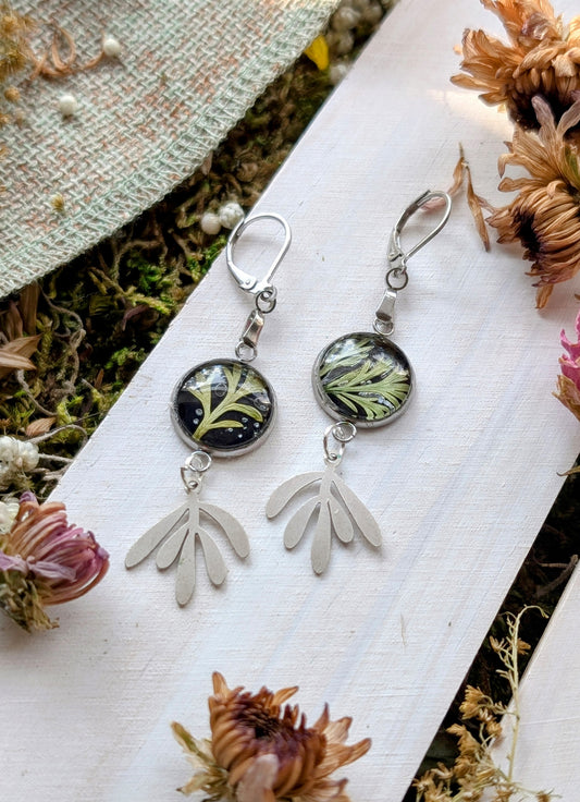 Colorado Wild Sage Wildflower Earrings