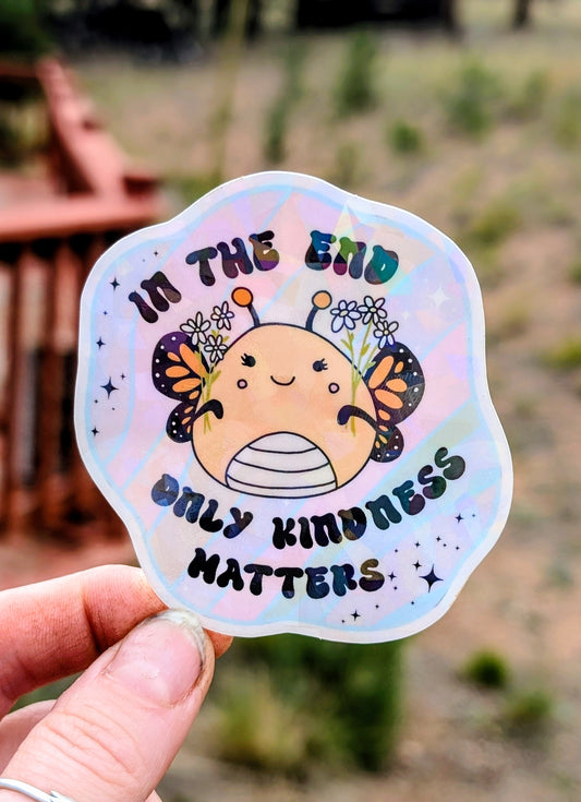 Kindness Queen Feminist Vinyl Sticker