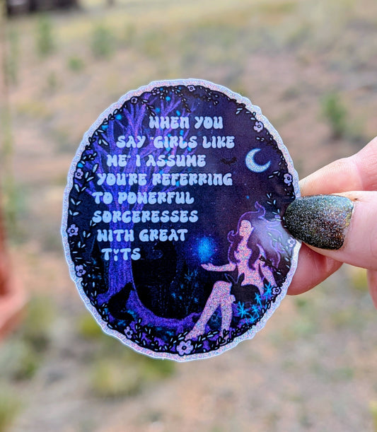 Witchy Inspirational Feminist Vinyl Sticker