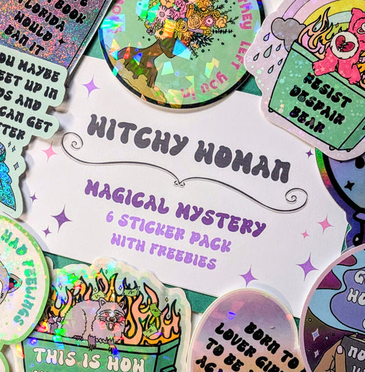 Witchy Woman Vinyl Mystery Sticker Pack