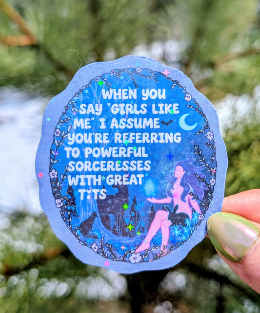 Witchy Inspirational Feminist Vinyl Sticker