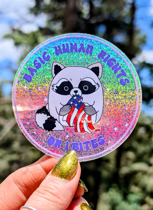 Human Rights Vinyl Sticker