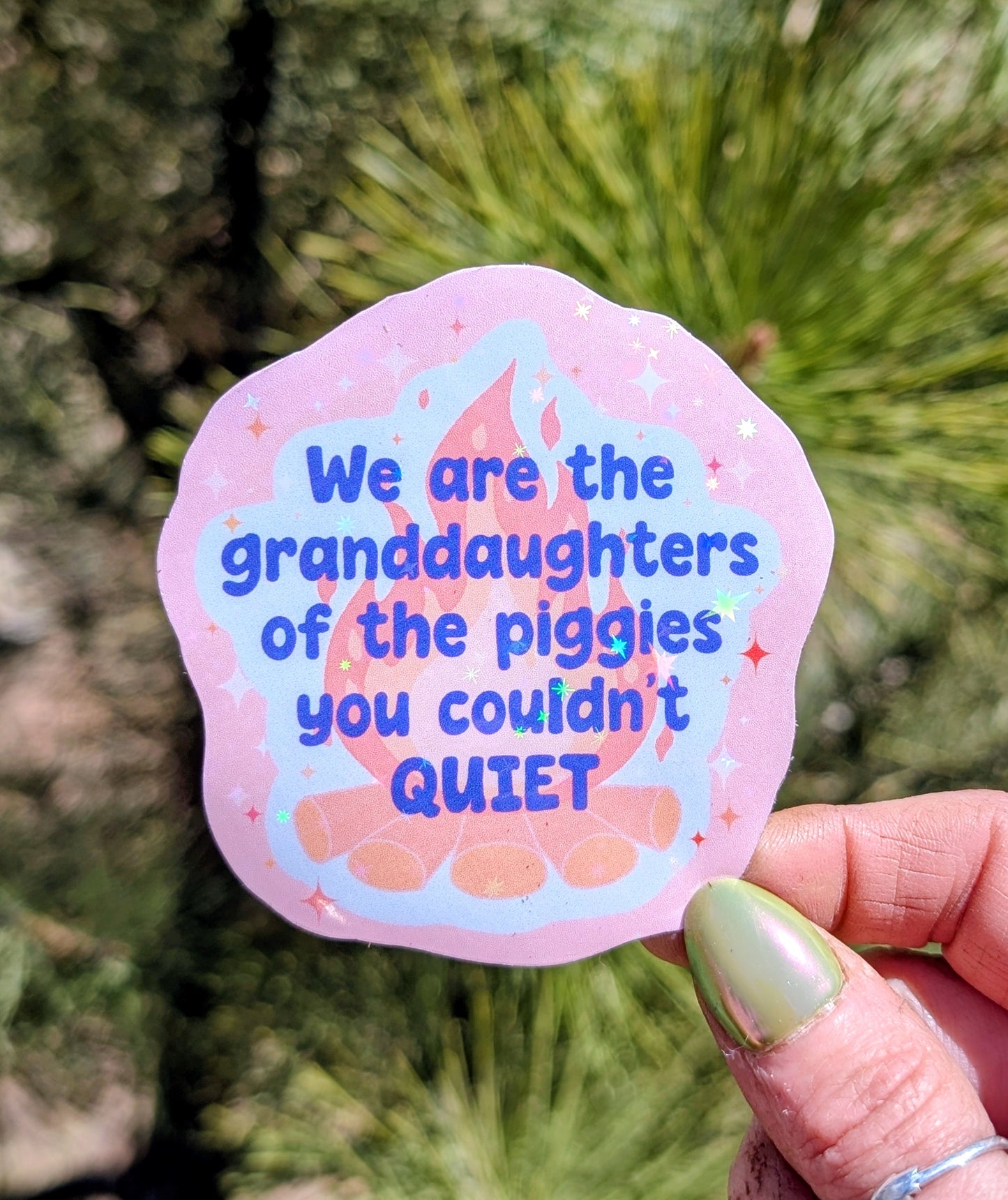 Anti Fascist Inspirational Feminist Vinyl Sticker