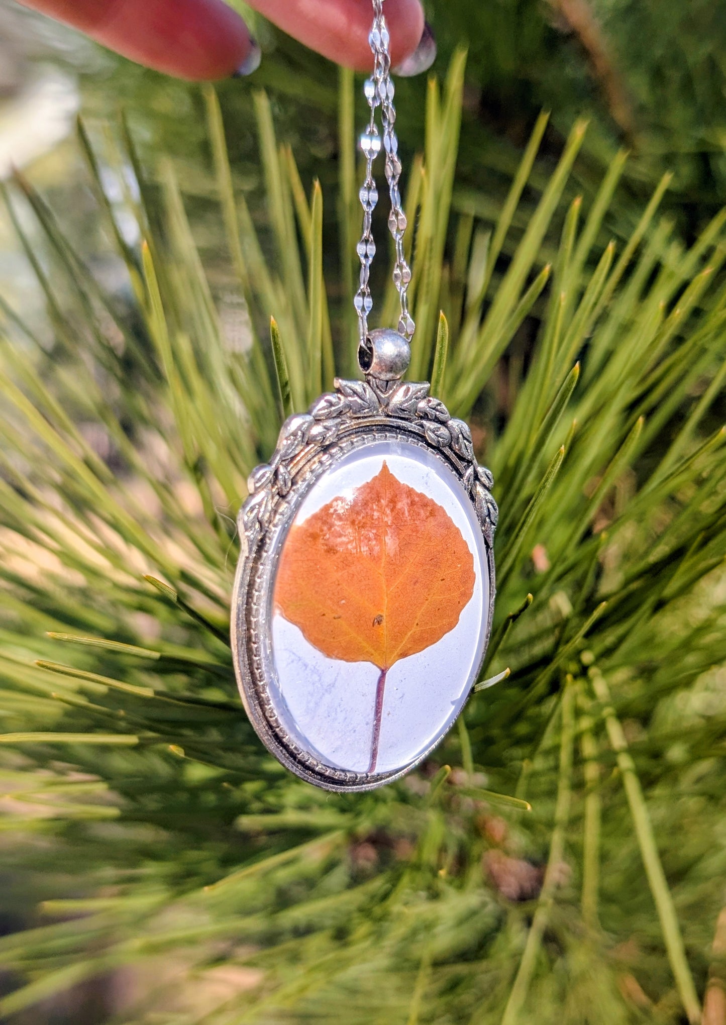 Aspen Leaf Ornaments