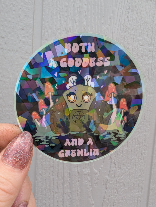 Feminist Swamp Witch Vinyl Sticker