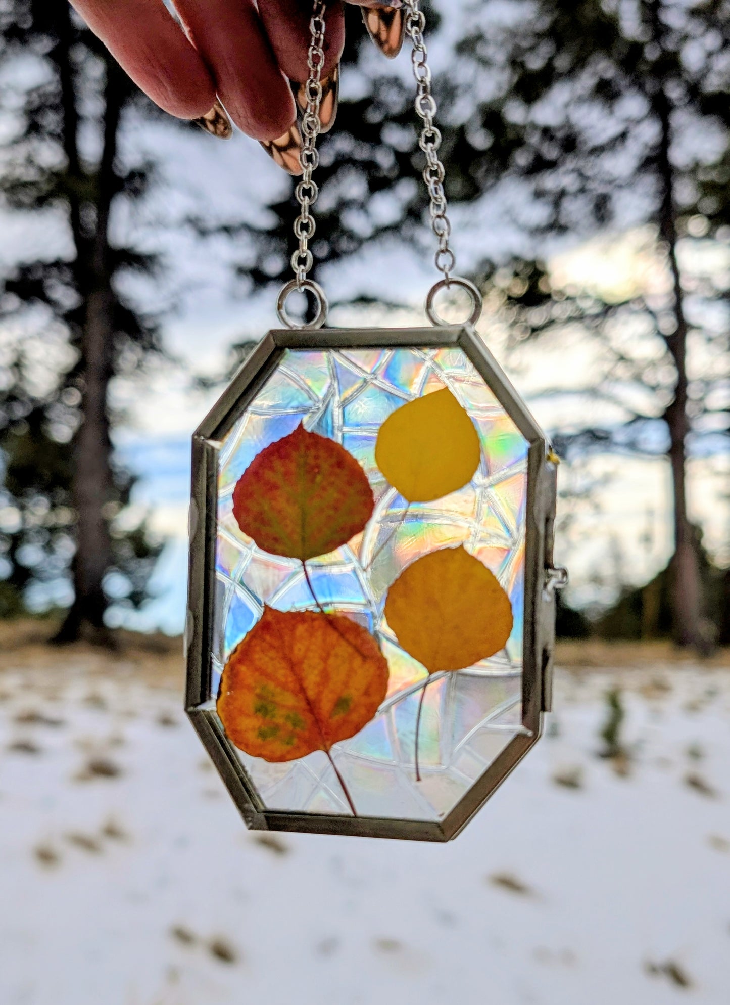 Aspen Leaf Ornaments