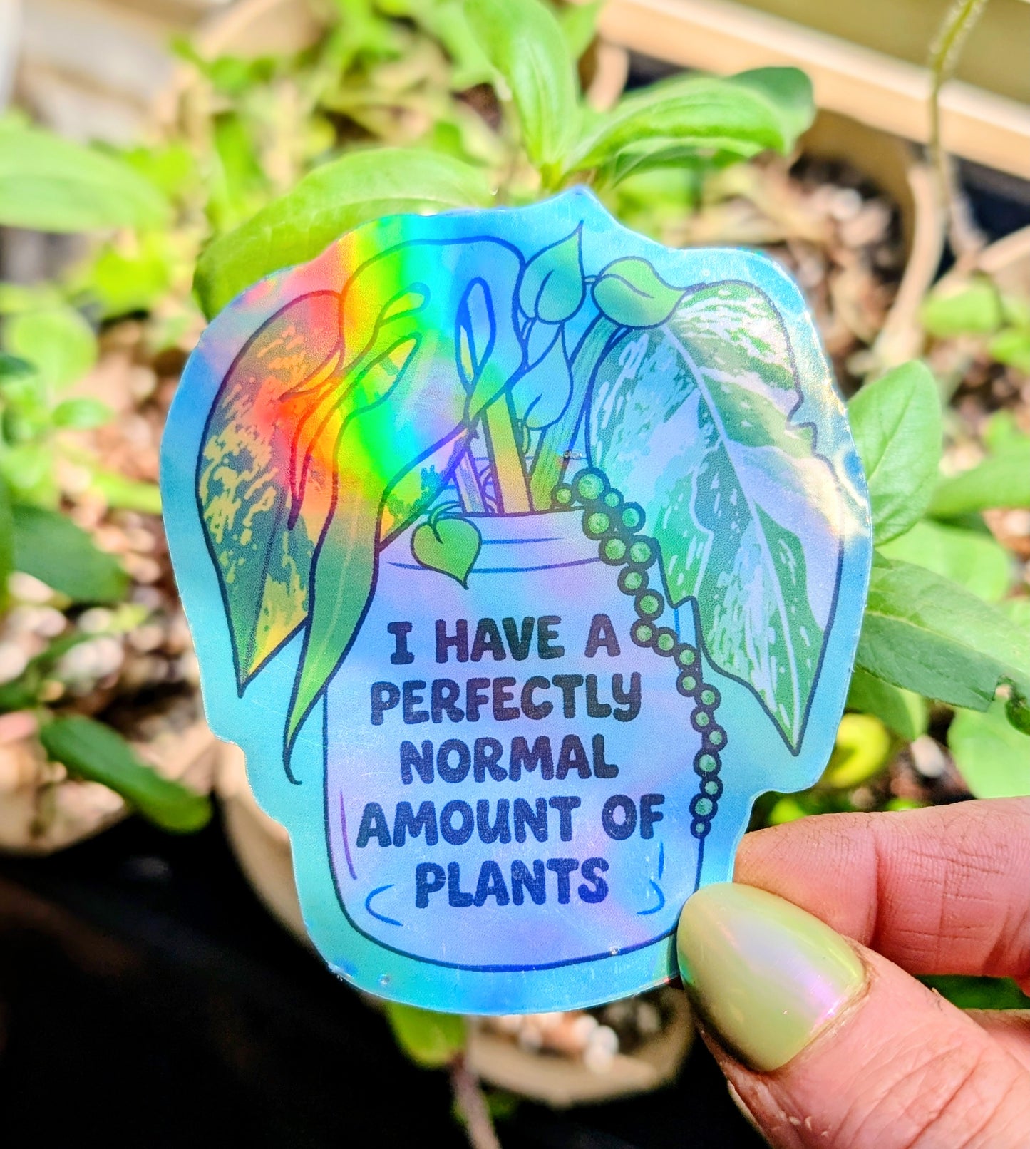 Plant Lover Feminist Vinyl Sticker