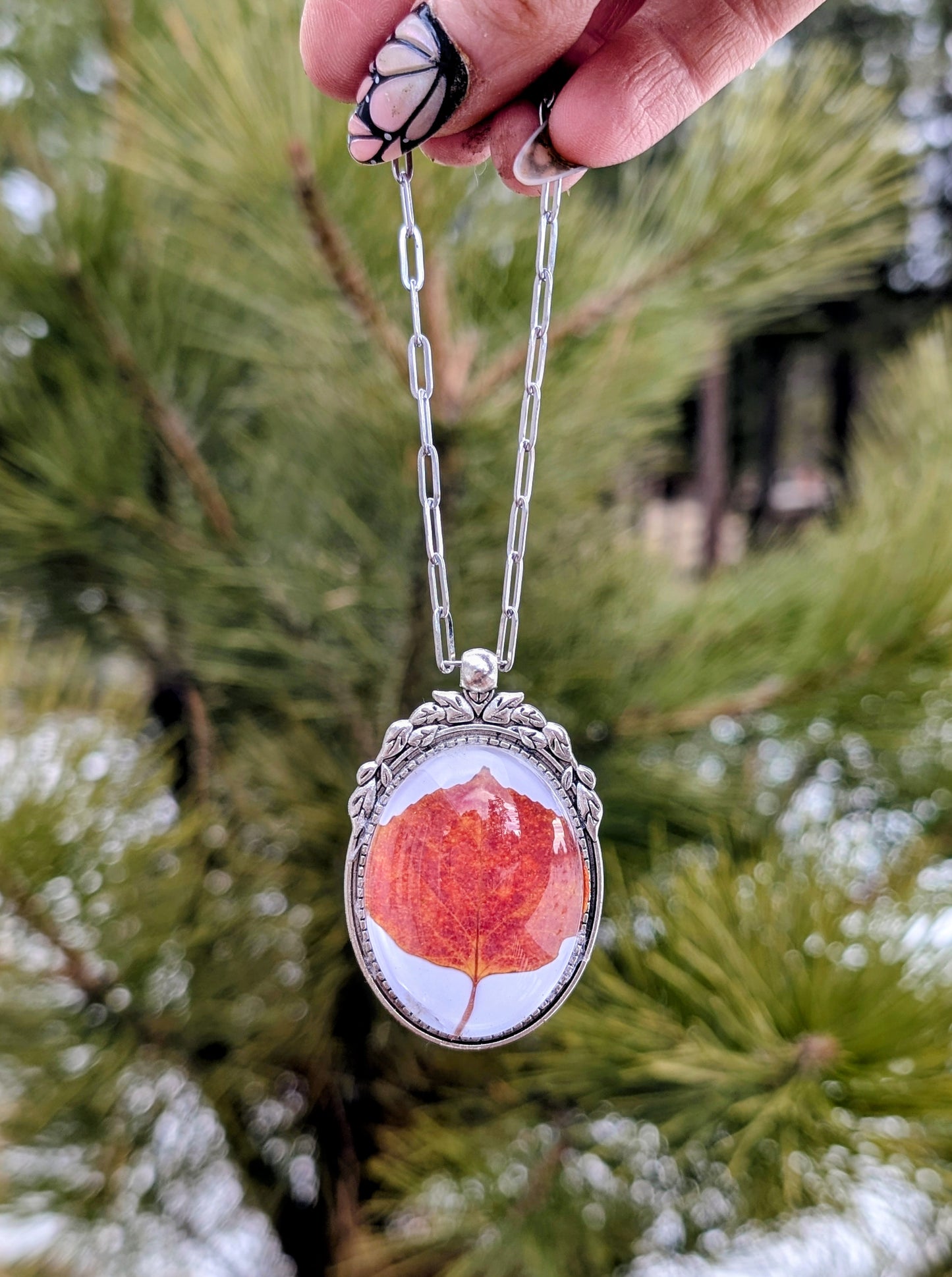 Aspen Leaf Ornaments