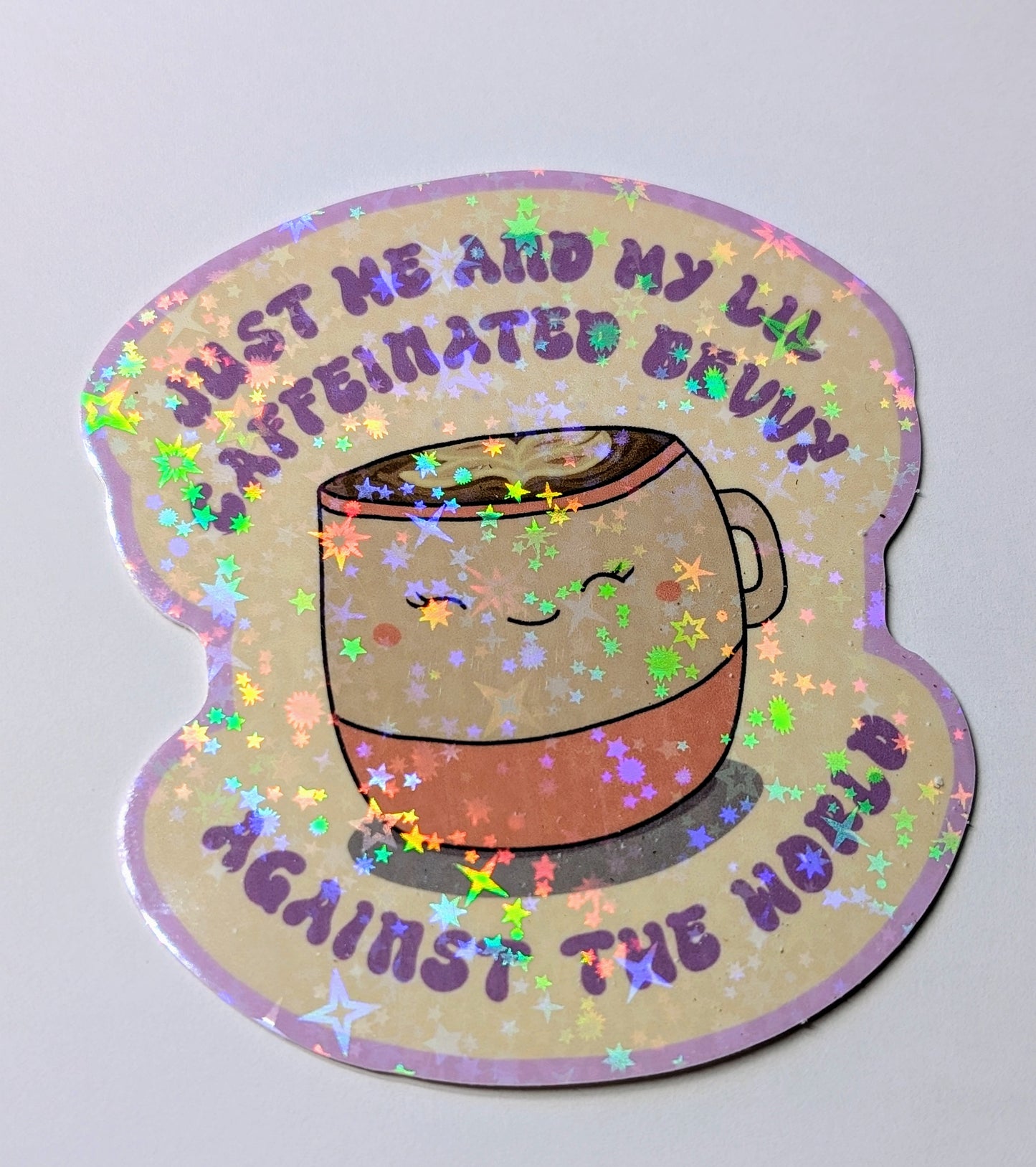 Coffee Lover Feminist Vinyl Sticker