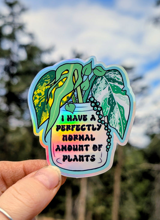 Plant Lover Feminist Vinyl Sticker