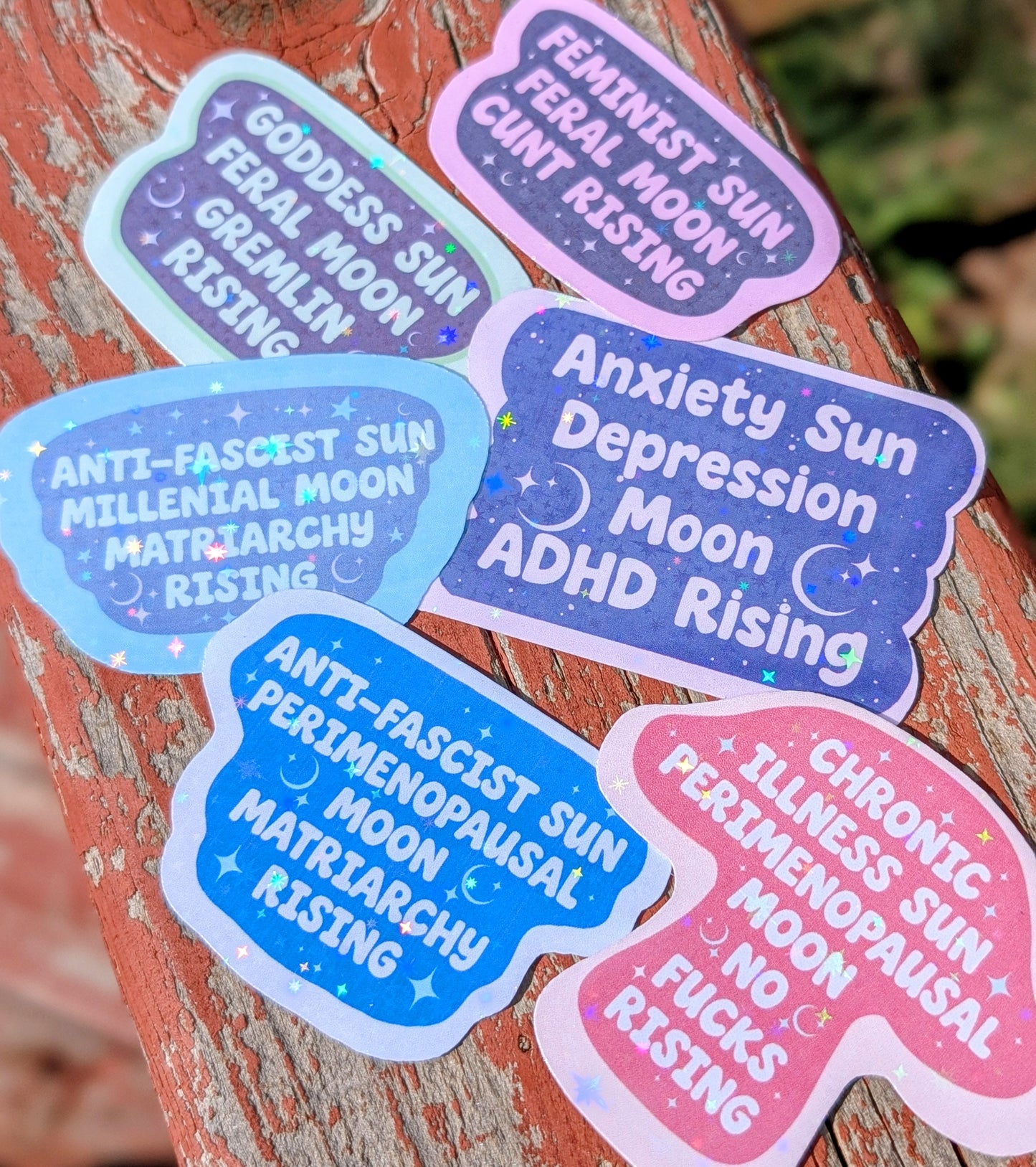 Feral Feminist Inspirational Feminist Vinyl Sticker