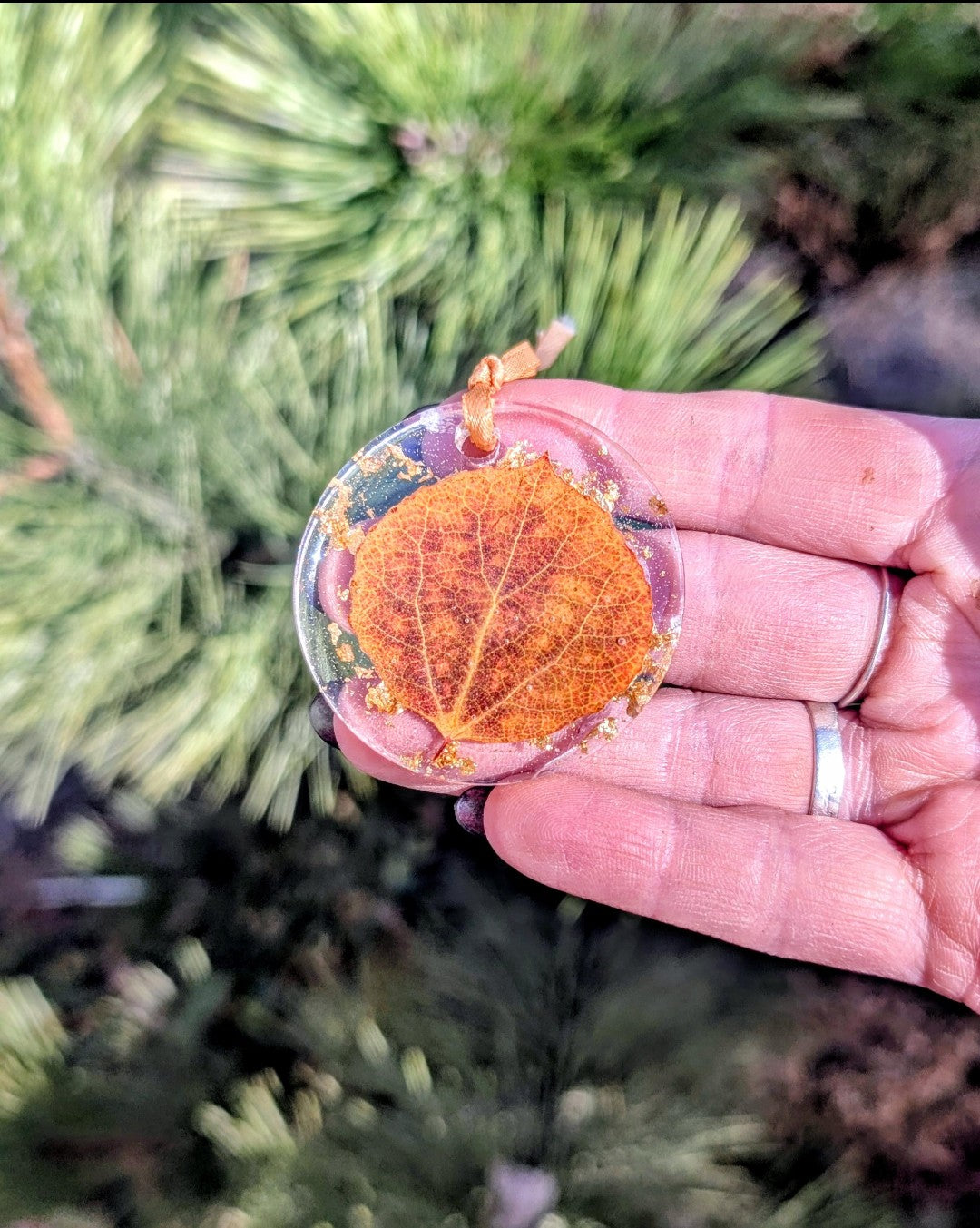 Aspen Leaf Ornaments