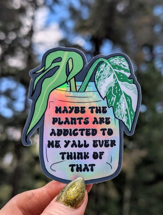 Plant Mom Vinyl Sticker