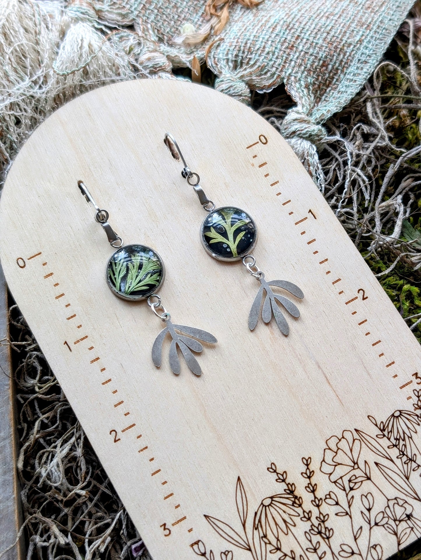 Colorado Wild Sage Wildflower Earrings