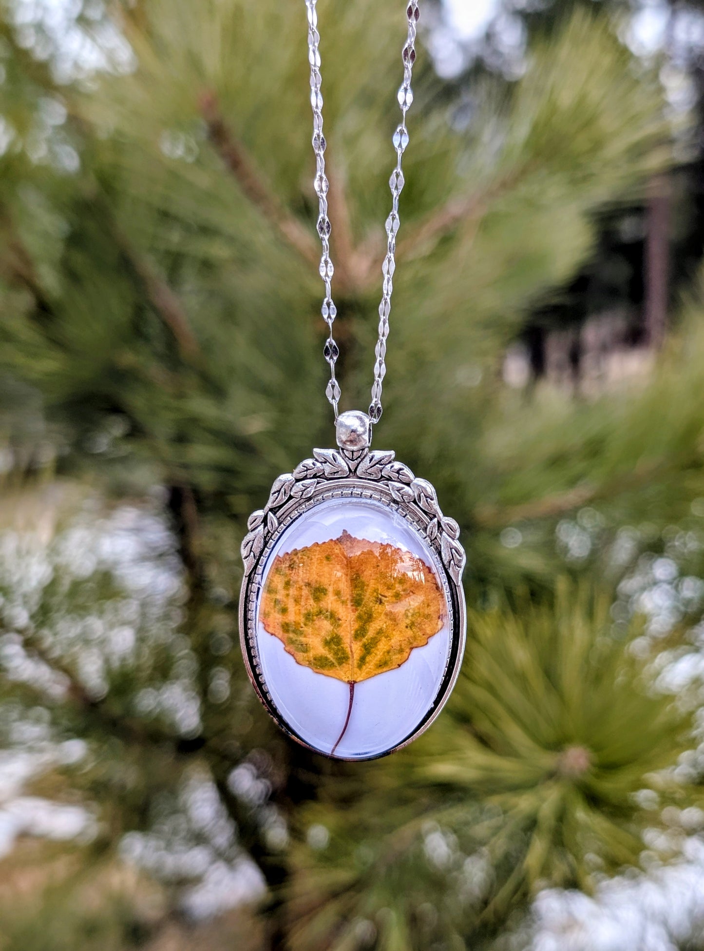 Aspen Leaf Ornaments