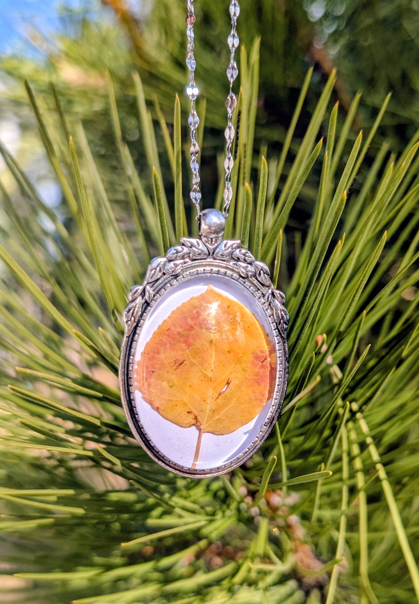 Aspen Leaf Ornaments