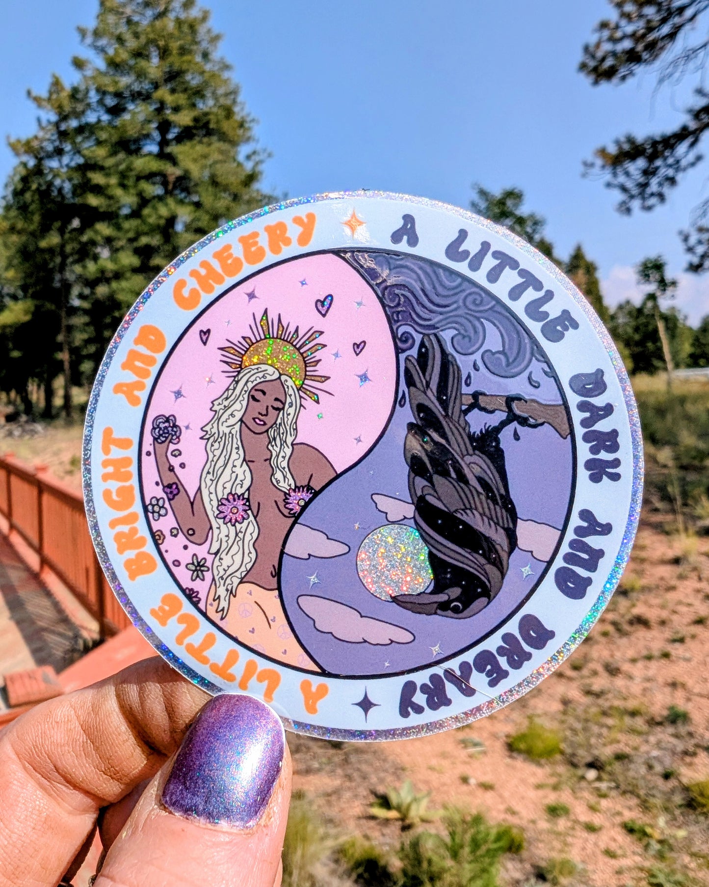 Gothic Goddess Inspirational Feminist Vinyl Sticker