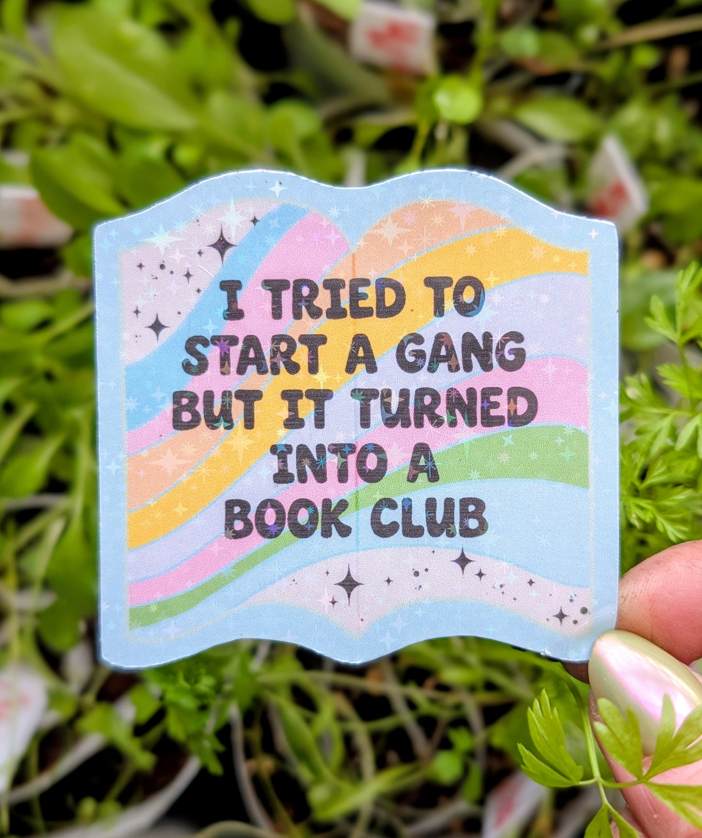Feral Book Club Vinyl Sticker