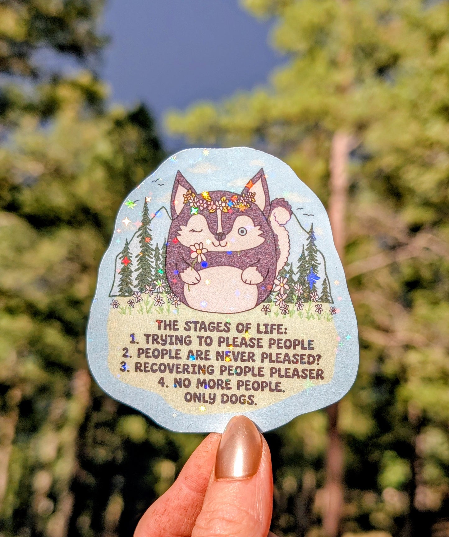 Introvert Dog mom Inspirational Feminist Vinyl Sticker