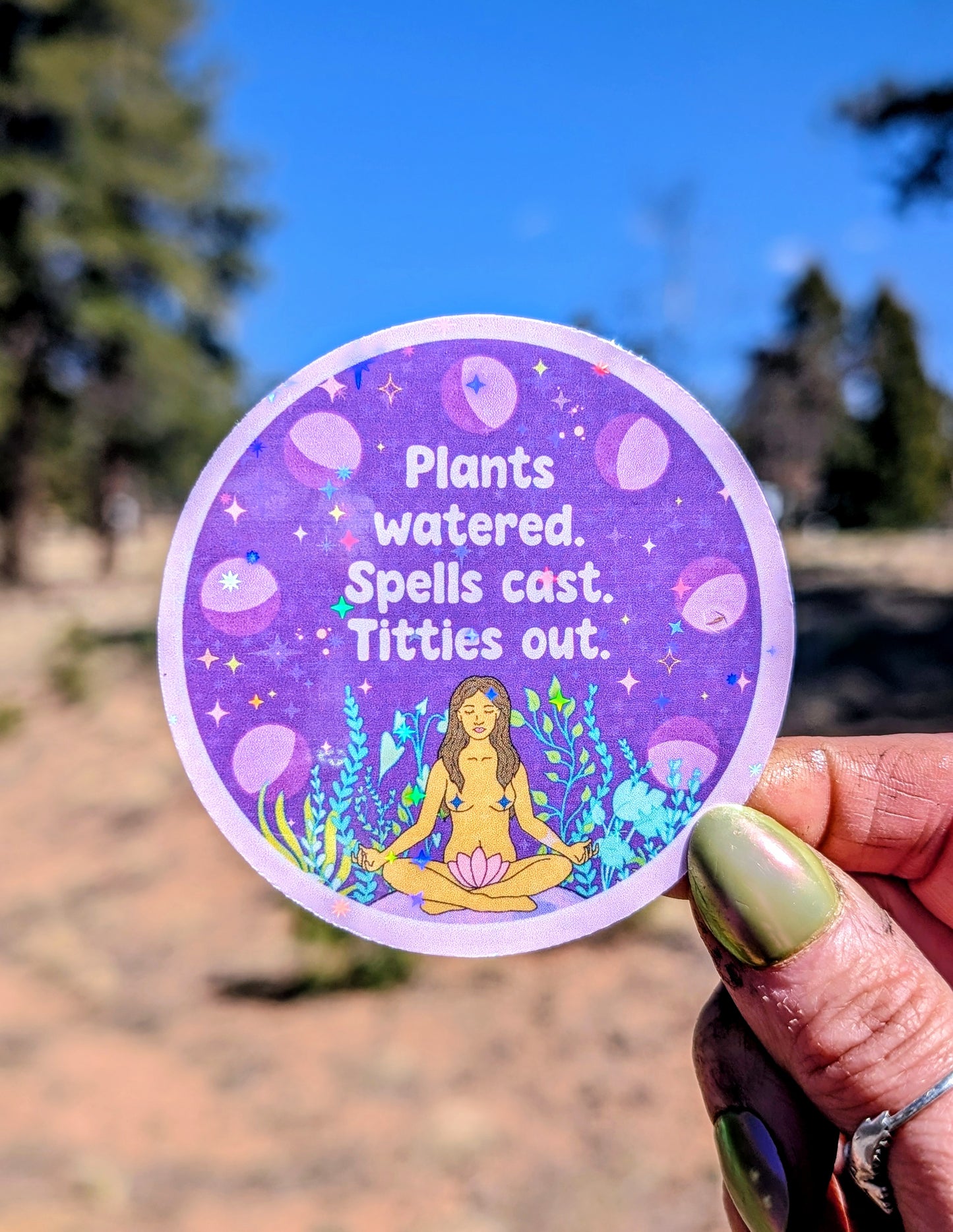 Feminist Witch Vinyl Sticker
