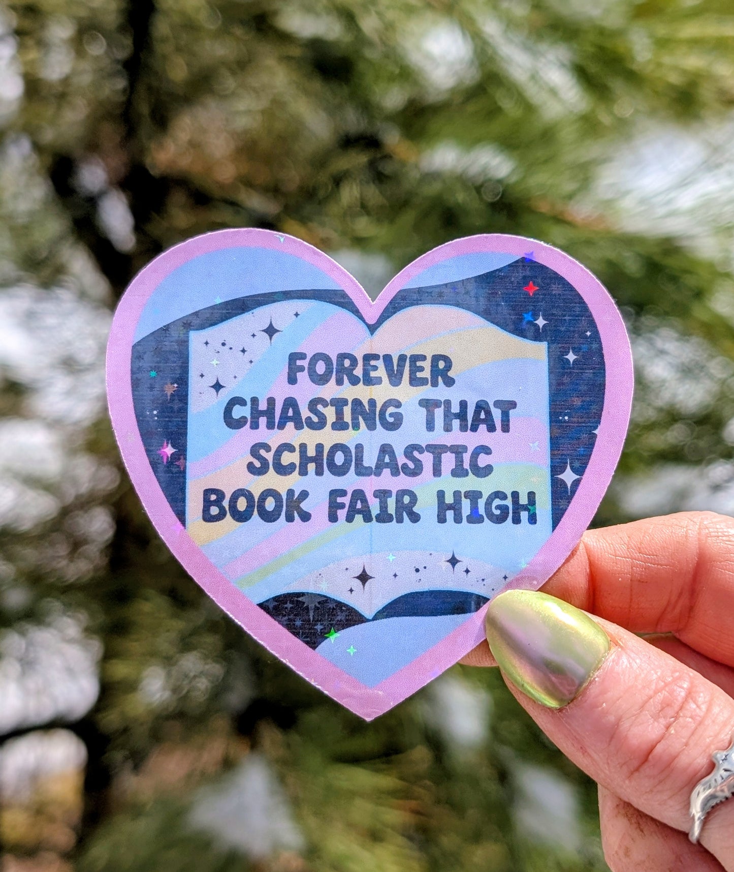 Book Fair Feminist Vinyl Sticker 2